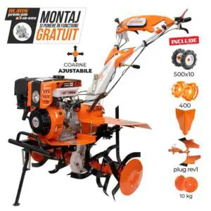 Motosăpătoare profesională Ruris 751KS 9,5CP