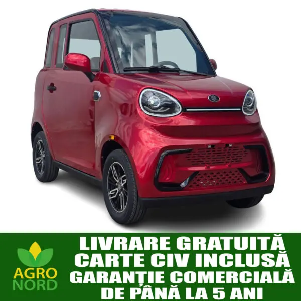 masina electrica kuba city, putere motor 4 cp, baterie 72v/58 ah, autonomie 90 km/h, fara permis, viteza 25km/h, carte rar inclusa
