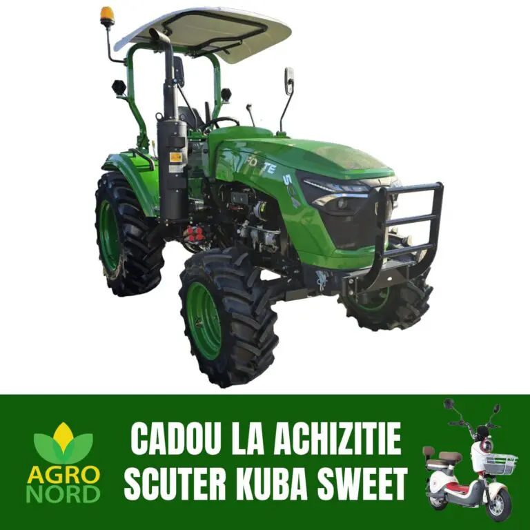 tractor agricol forte 504 rops – 50 cp, 4x4, fiabil și puternic