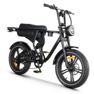 Bicicleta electrica APE RYDER DC20 BLACK, motor 250W, baterie 48V/13Ah, autonomie 50 Km, viteza 25 Km/h, adulti, roti 20”, display LCD