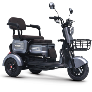 triciclu electric kuba grape 15, putere motor 500 w, autonomie 40 km, viteza max 25 km/h