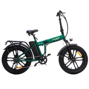 Bicicletă electrică SKY JET NITRO PRO GREEN, motor 250W, baterie 36V/10Ah, autonomie 50 km.