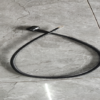 cablu electric negru, grosime 8 mm², lungime 75 cm