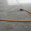 cablu electric roșu, grosime 8 mm², lungime 30 cm