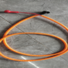 cablu de alimentare negru, secțiune 8 mm², lungime 1700 mm
