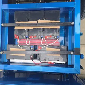 triciclu electric forte cargo 500 albastru, putere motor 1000 w, acumulator plumb acid 45ah