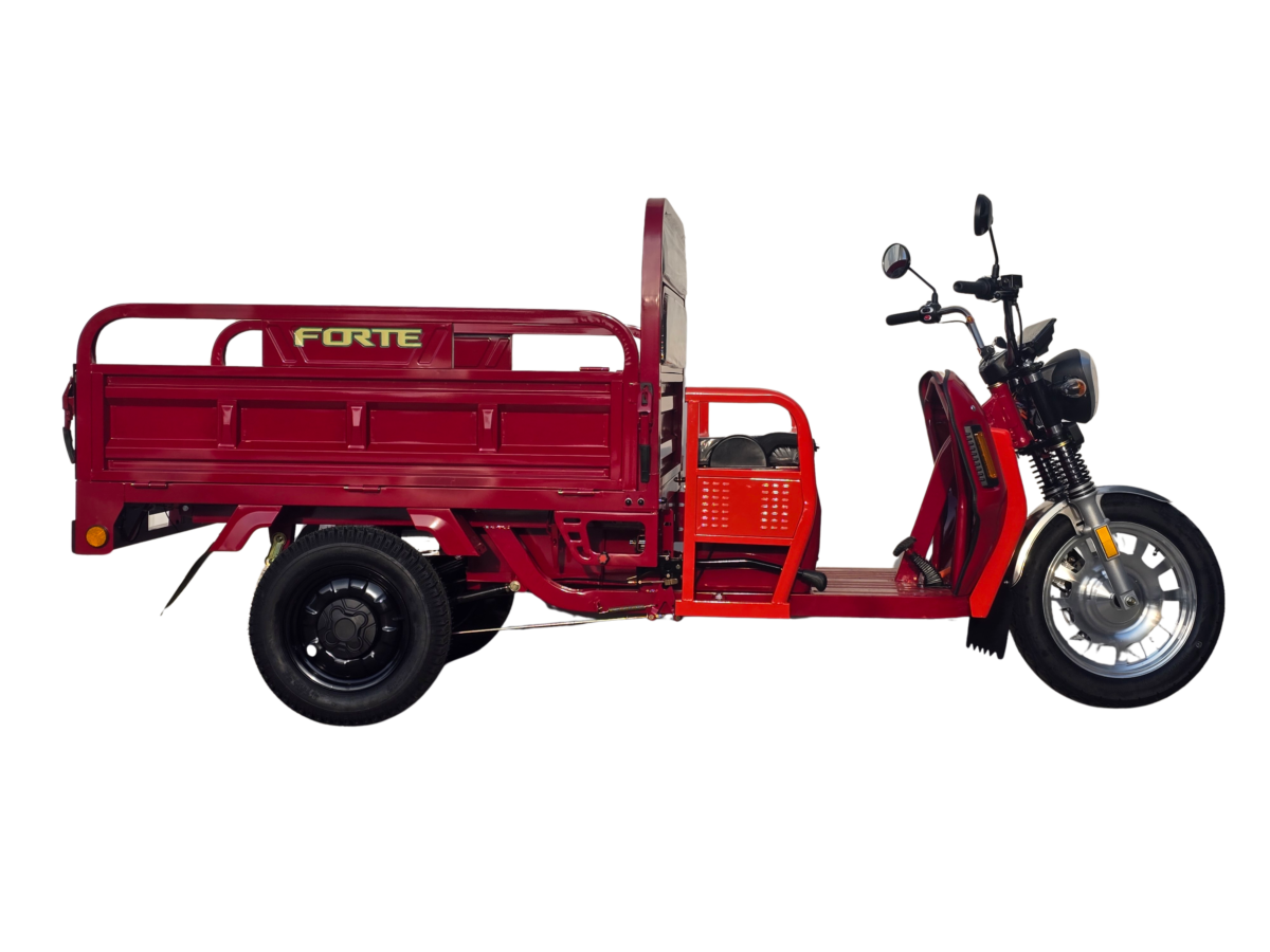 triciclu electric forte cargo 700 rosu, putere motor 2000 w, acumulator plub acid 72v/58ah triciclu electric forte cargo 700 rosu, putere motor 2000 w, acumulator plub acid 72v/58ah