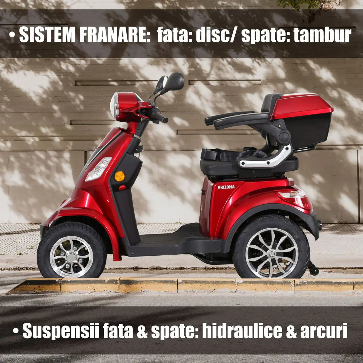 Sistem franare Cvadriciclu electric Samus Arizona 4R1