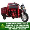 Triciclu electric cargo Samus Houston 25 roșu
