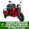 Triciclu electric, tricicleta SAMUS CARGO RANGER-25-1.1-72V32 RED