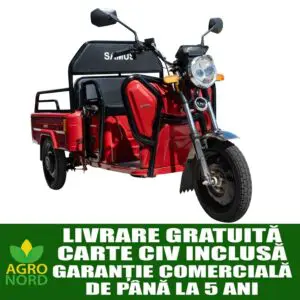 Triciclu electric, tricicleta SAMUS CARGO RANGER-25-1.1-72V32 RED