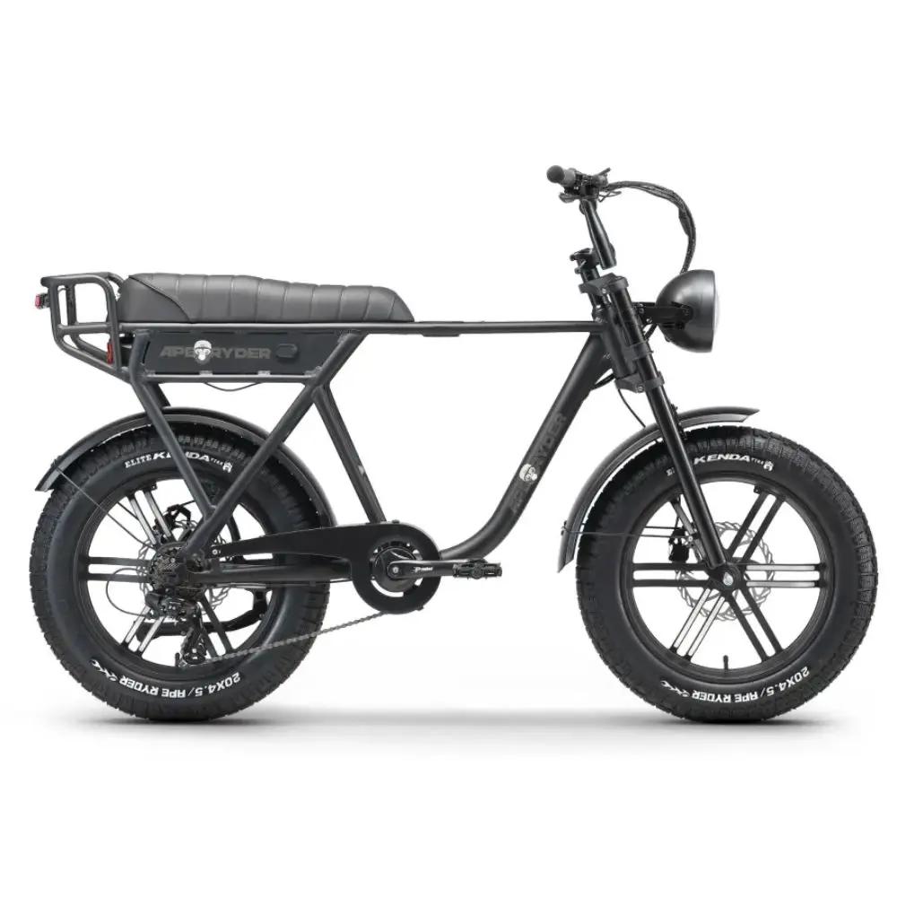 Bicicletă electrică APE RYDER A10 Anthracite Gray, motor 250W, baterie 36V/10Ah, autonomie 60 Km Bicicletă electrică APE RYDER A10 Anthracite Gray cu motor 250W, baterie 36V/10Ah, autonomie până la 60 km, roți de 20 inch și transmisie Shimano cu 7 viteze.