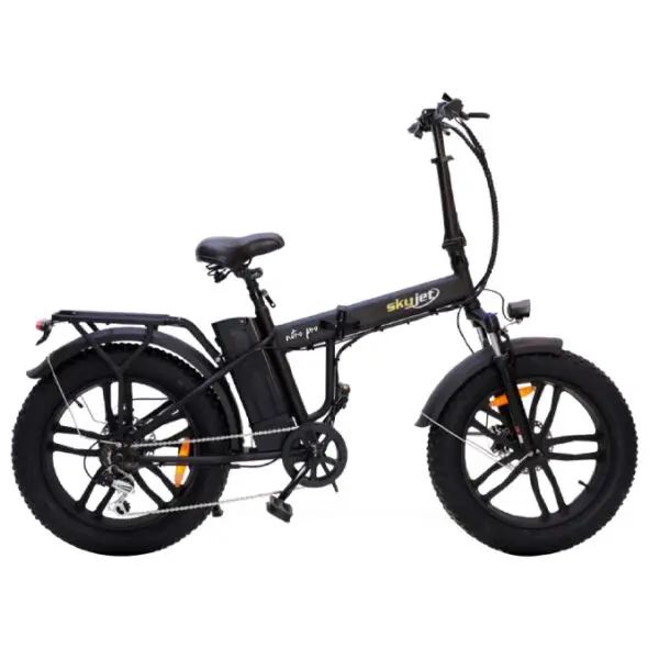 Bicicletă electrică SKY JET NITRO PRO neagră, motor 250W, baterie 36V/10Ah, roți 20 inch.