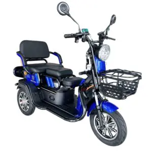 Triciclu electric tricicleta JINGPENG JP800DQZ-3 GO RIDE BLUE