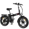 Bicicleta electrica RKS XS35 BLACK, motor 250W, baterie 36V/10Ah Li-ion, autonomie până la 35–40 km, viteza 25 km/h, adulti, roti 20", display LCD, negru