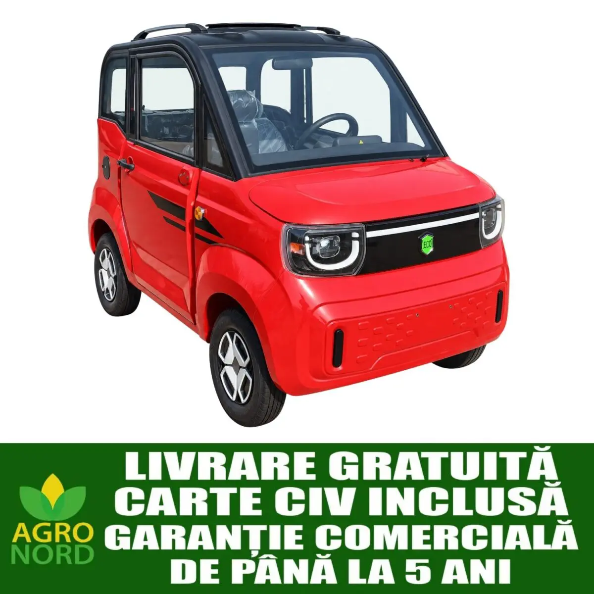 Masina electrica (cvadriciclu electric L6e-BP) HAIBAO OCM-HB15W01A RED Masina electrica (cvadriciclu electric L6e-BP) HAIBAO OCM-HB15W01A RED