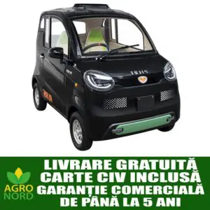 Masina electrica (cvadriciclu electric L6e-BP) RURIS PILOT GT500 BLACK