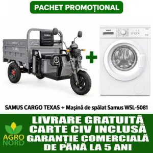 Pachet SAMUS CARGO TEXAS + Mașină de spălat Samus