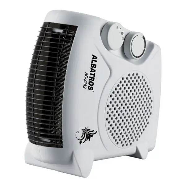 Aeroterma aer cald / rece, electrica, ALBATROS AC-22A2, 2 trepte, 2 kW, termostat, protectie supraincalzire, 225 x 110 x 235 mm, 230 V