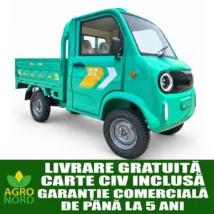 Camioneta, (cvadriciclu electric L6e), fara permis, EVERATI CT03 PICK-UP, TURQUOISE