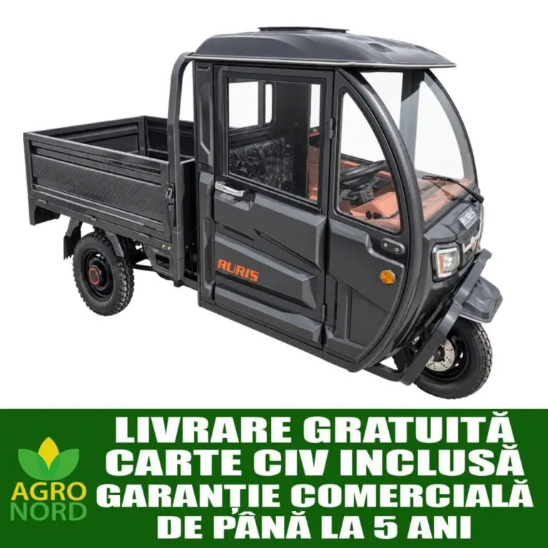 Camioneta, (triciclu electric L2e), fara permis, RURIS PILOT4000C GRAY