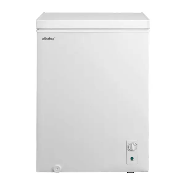 Lada frigorifica ALBALUX AXLF156E, capacitate 156 L, functie frigider si congelator, clasa energetica E, dezghetare manuala
