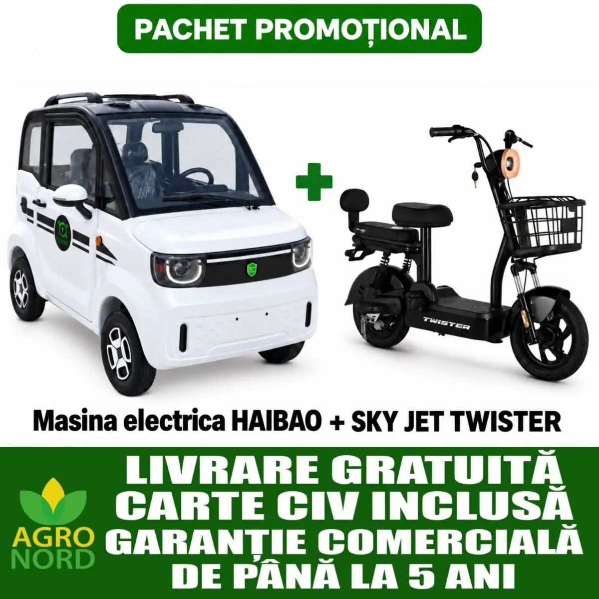 Pachet HAIBAO OCM-HB15W01A + SKY JET TWISTER Pachet HAIBAO OCM-HB15W01A + SKY JET TWISTER