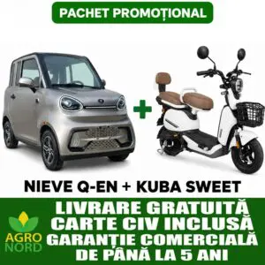 Pachet NIEVE Q-EN + Scuter electric KUBA SWEET