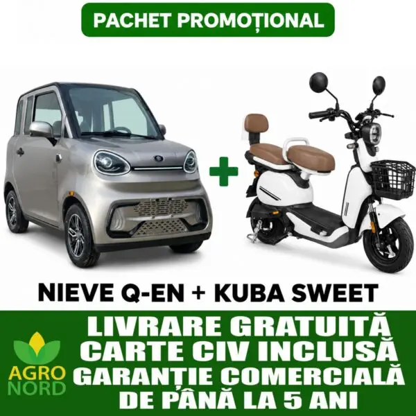 Pachet NIEVE Q-EN + Scuter electric KUBA SWEET