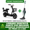 Pachet promoțional - Scuter electric fără permis SKY JET TWISTER + Aspirator vertical Samus Stickletto Clean Pro