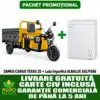 Pachet promoțional – Triciclu electric cargo SAMUS TEXAS 25 + Lada frigorifica ALBALUX AXLF156E