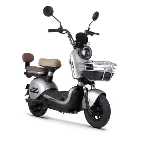Scuter electric KUBA SWEET, motor 350W, baterie 12Ah/48V, viteza 25 Km/oră, autonomie 50Km, gri