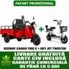 Pachet promoțional - Triciclu electric KEEWAY CARGO TRIO X RED + Scuter electric fără permis SKY JET TWISTER