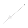 Stalp metalic 1080mm cu izolator 59x33mm pentru gard electric Breckner Germany