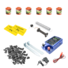 Kit complet gard electric 12/220V, 3 Joule, lungime fir 1500m, 200 izolatori, 2 manere poarta si 2 placute avertizare Breckner Germany