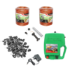 Kit gard electric complet pentru ursi si mistreti 4.5 Joule, la priza 220V, lungime fir 2000m Breckner Germany