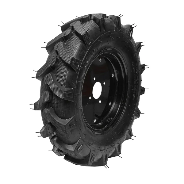 Anvelopa cu janta neagra 600/12 R1 6PR crampon