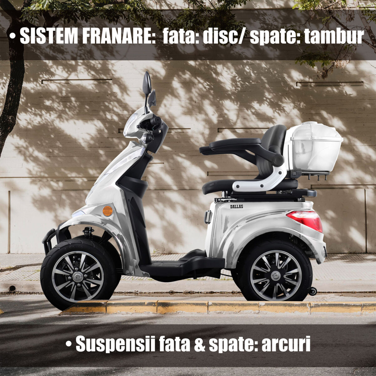 Sistem franare Cvadriciclu electric Samus Dallas 4r1