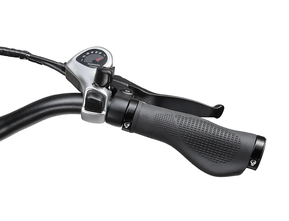 Schimbător Shimano 7 viteze APE RYDER A10 Schimbător Shimano cu 7 viteze montat pe ghidonul bicicletei electrice APE RYDER A10