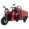 Triciclu electric cargo Samus Montana Red vedere laterală față