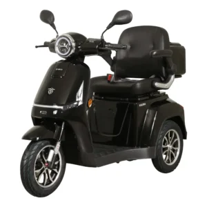 Triciclu electric pentru persoane Samus Arizona Black negru vedere frontală