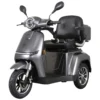 Triciclu electric Samus Arizona Silver argintiu vedere frontală