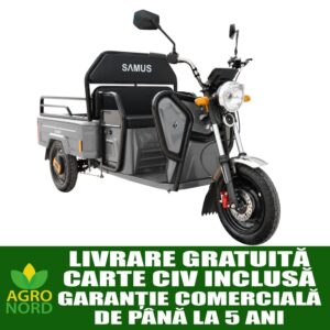 Triciclu electric, tricicleta SAMUS CARGO RANGER-25-1.1-72V32-SILVER