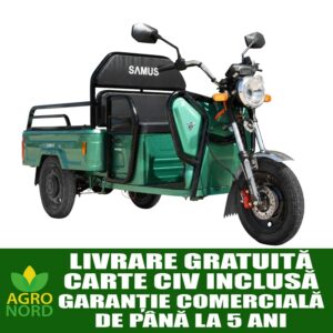 Triciclu electric, tricicleta SAMUS CARGO RANGER-25-1.1-72V32 GREEN