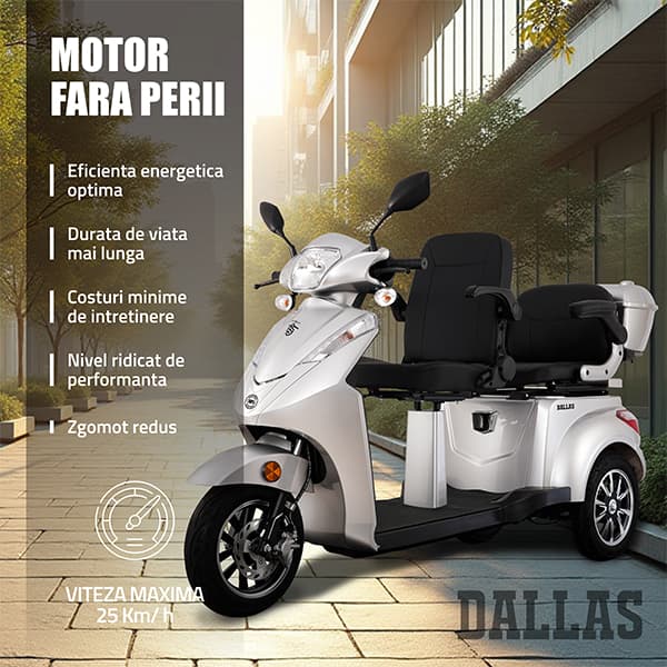 Motor electric 1000W triciclu Samus Dallas Silver