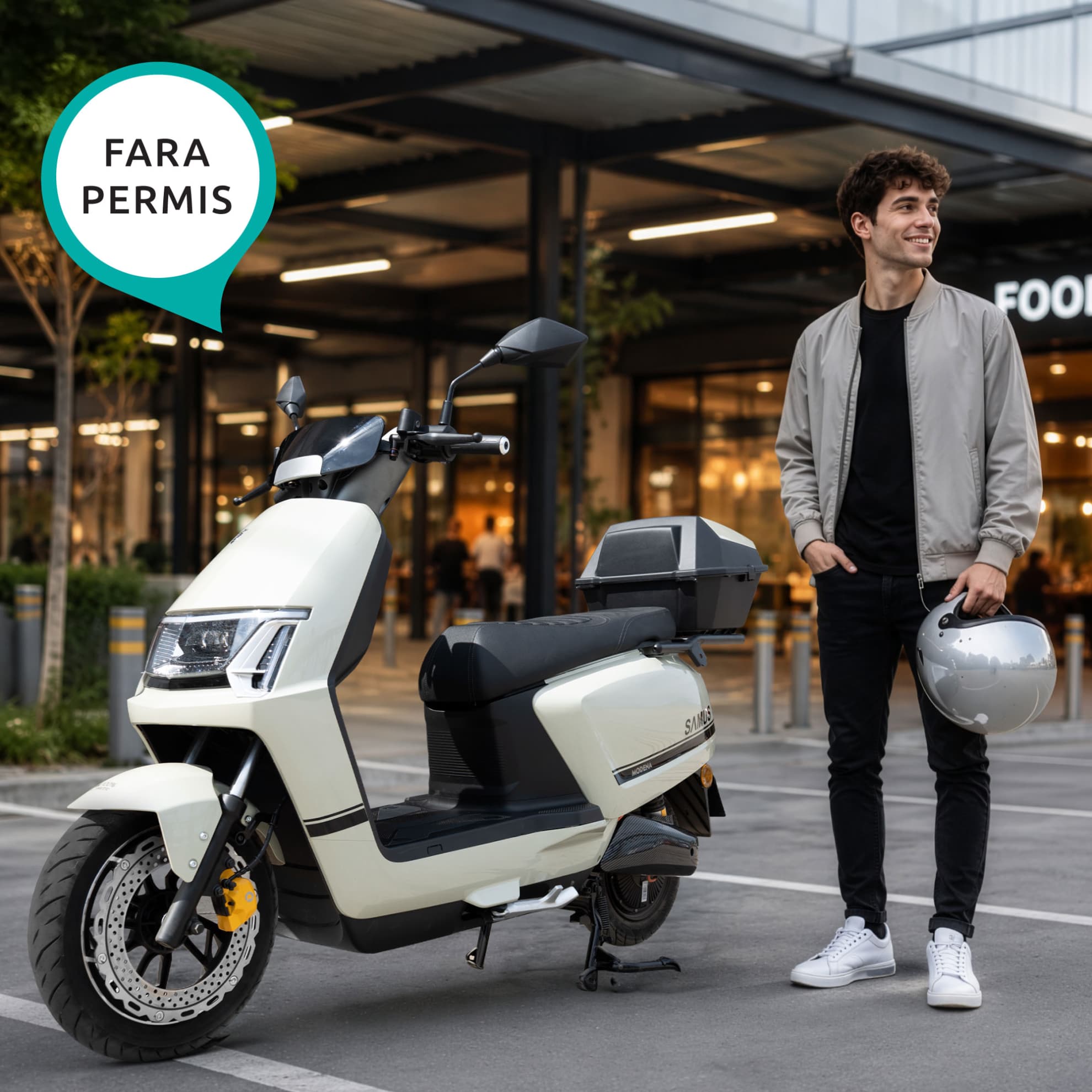 Scuter electric Samus Modena 25 Verde utilizare fără permis