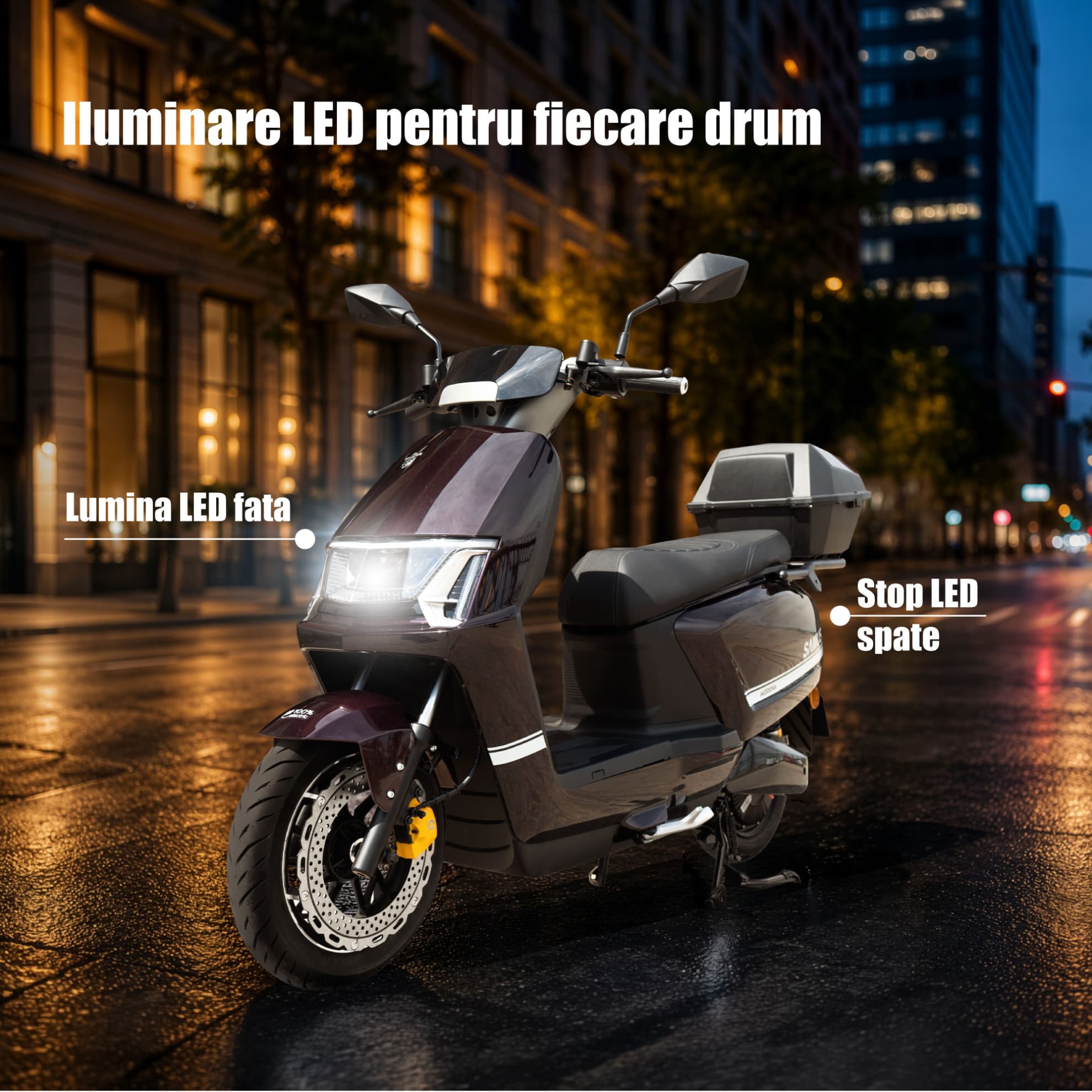 Sistem de iluminare LED scuter electric Samus Modena 45 Mov