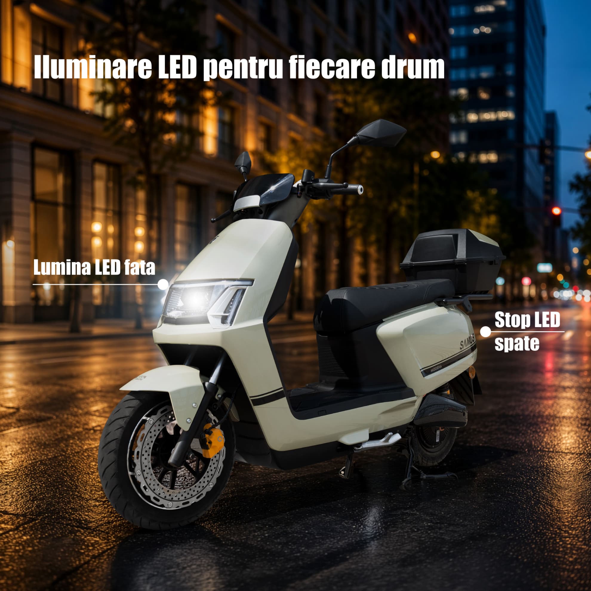 Sistem de iluminare LED scuter electric Samus Modena 45 Verde
