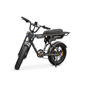 Bicicleta electrica APE RYDER JAMBO ANTHRACITE GRAY, motor 250W, baterie 48V/7,8Ah, viteza 25 km/h, autonomie 40 km, adulti, roti 20", display LCD