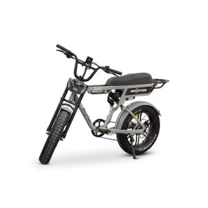 Bicicleta electrica APE RYDER JAMBO NARDO GRAY, motor 250W, baterie 48V/7,8Ah, viteza 25 km/h, autonomie 40 km, adulti, roti 20", display LCD
